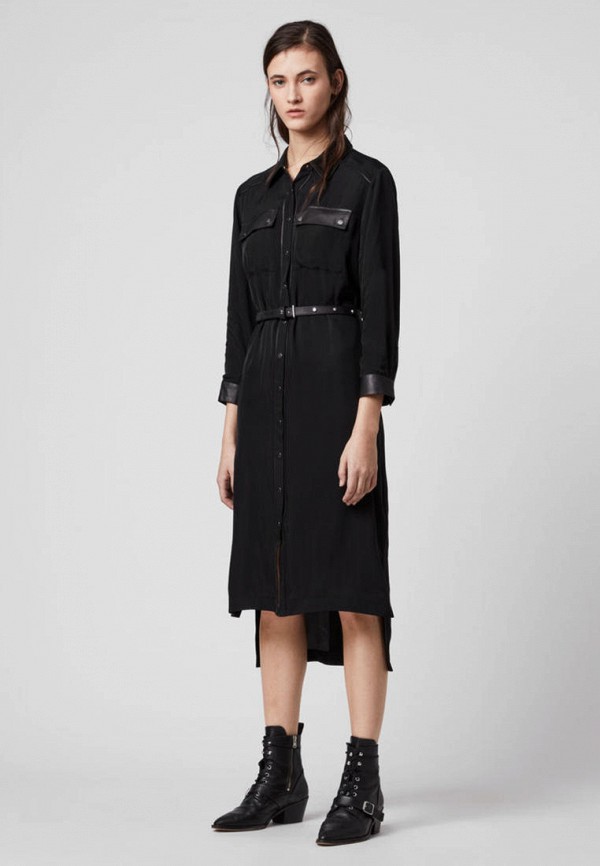 

Платье AllSaints, Черный, ESTHER LEA