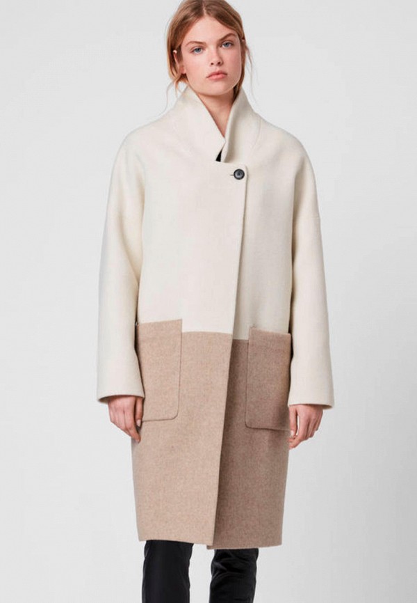 

Пальто AllSaints, Бежевый, AllSaints MP002XW0S2OK