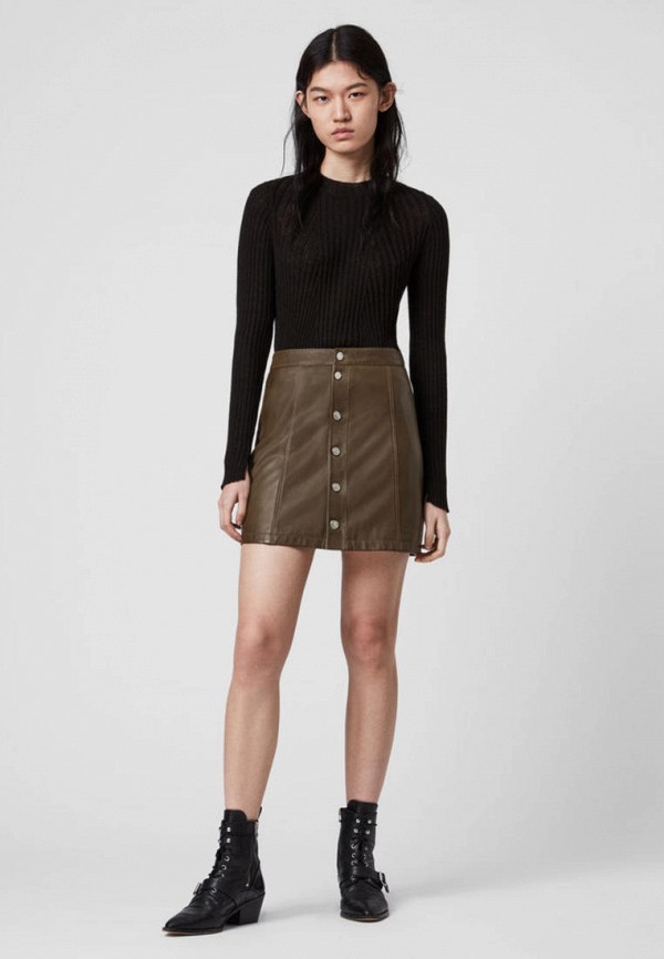 

Юбка AllSaints, Коричневый, AllSaints MP002XW0S2OM