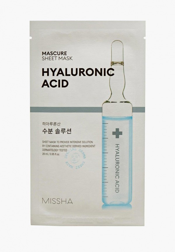 

Маска для лица Missha, Прозрачный, Mascure Solution Гидра, 27 мл