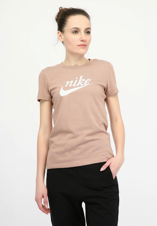 

Футболка спортивная Nike, Бежевый, Nike MP002XW0S3JE