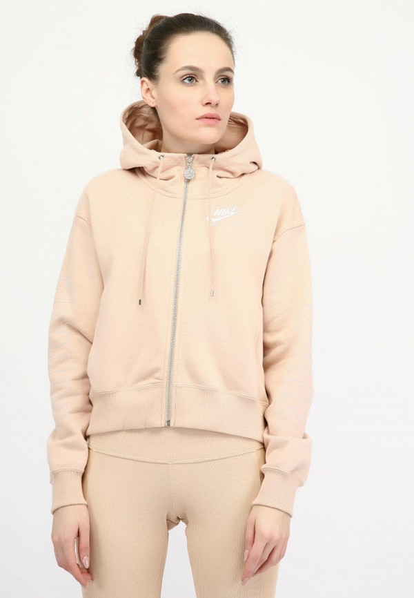 

Толстовка Nike, Бежевый, W NSW AIR HOODIE FZ FLC BB
