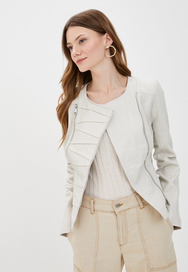 

Куртка кожаная Снежная Королева, Белый