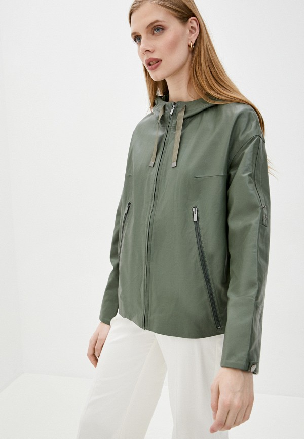 

Куртка кожаная Снежная Королева, Зеленый, GR1668/1SS18