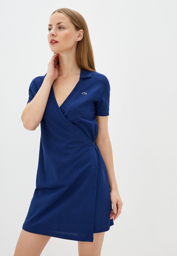 Платье Lacoste цвет синий 