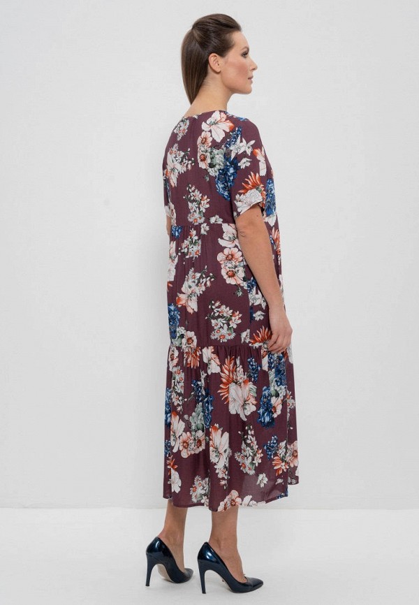 Платье Cleo фиолетовый, размер 48, фото 3