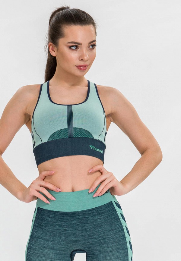 

Топ спортивный Hummel, Бирюзовый, Hummel MP002XW0S7NL