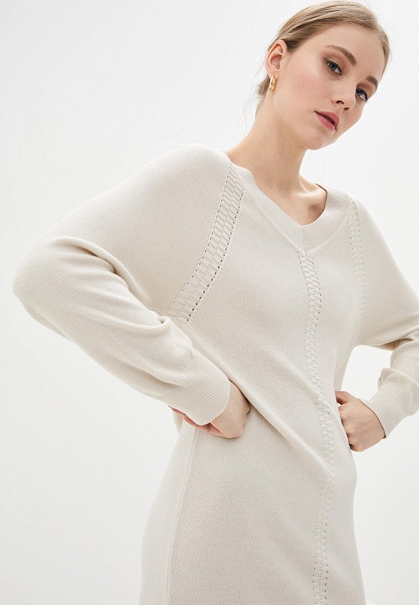 

Платье 02.02.Knitwear, Бежевый, 02.02.Knitwear MP002XW0S95H