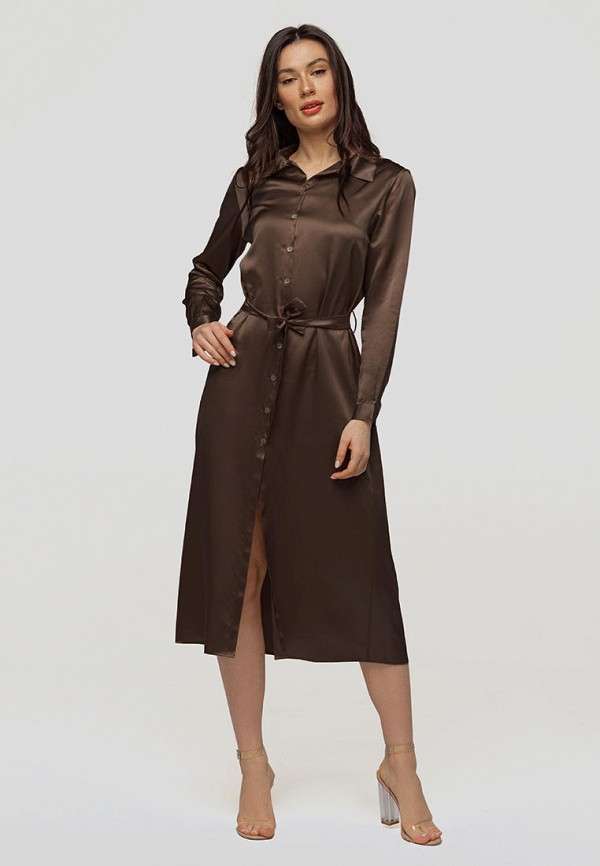 

Платье Kristina Méndez Couture, Коричневый, Dora