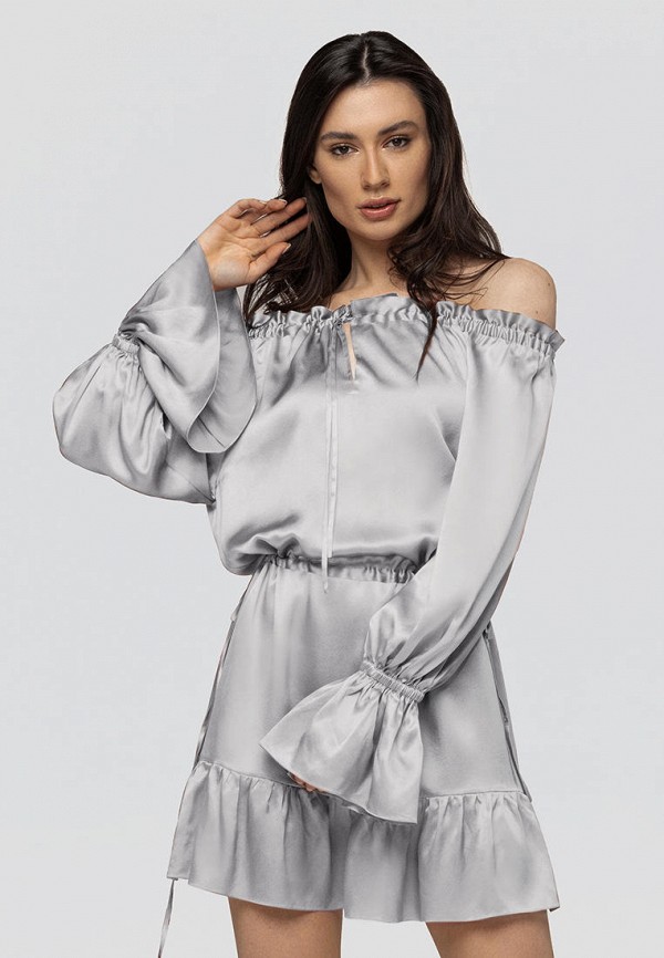 

Платье Kristina Méndez Couture, Серый, Amanda