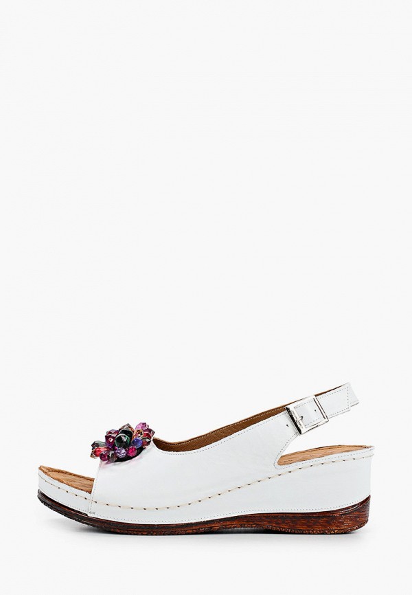 

Босоножки Ascalini, Белый, с увеличенной полнотой