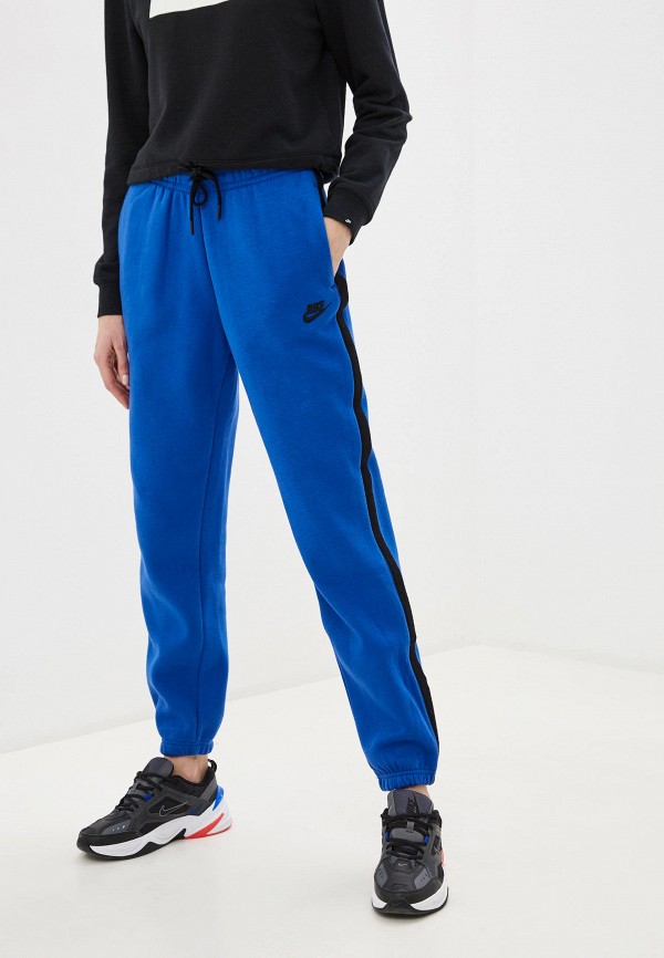 

Брюки спортивные Nike, Голубой, W NSW ICN CLSH FLC PANT BB