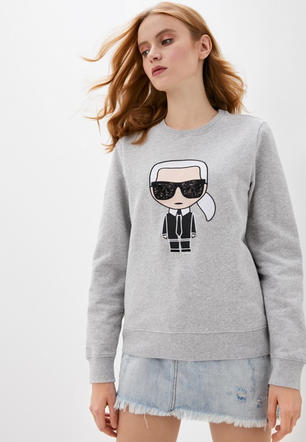 

Свитшот Karl Lagerfeld, Серый