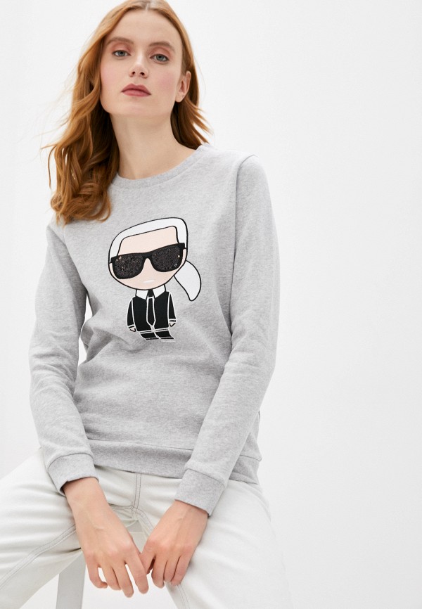 

Свитшот Karl Lagerfeld, Серый