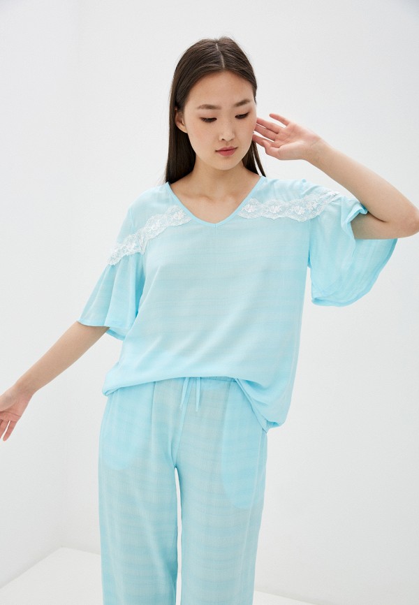 Пижама Relax Mode цвет голубой  Фото 2