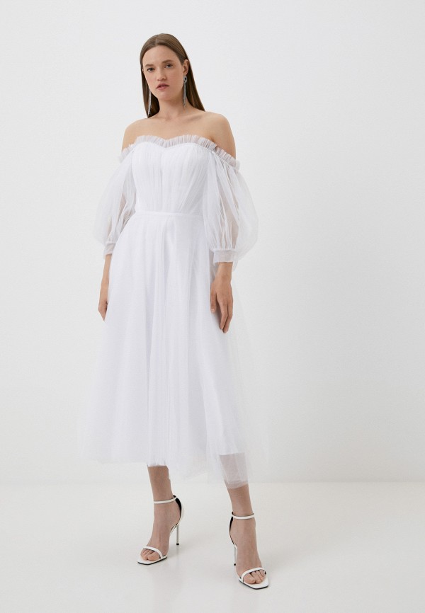 Платье Lakshmi fashion. Цвет: белый. Сезон: Весна-лето 2023.