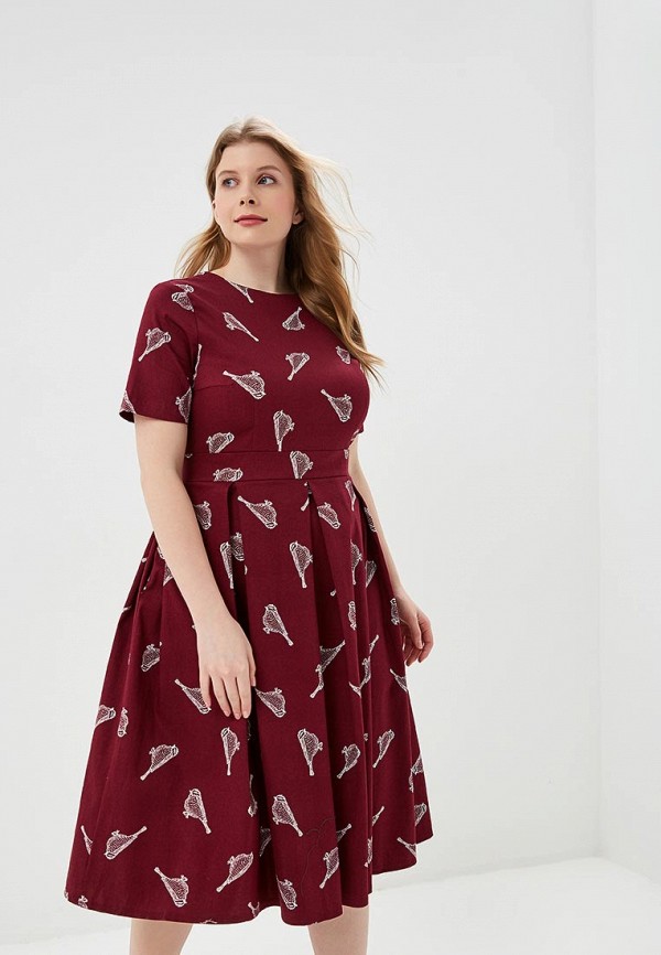 

Платье D&M by 1001 dress, Бордовый