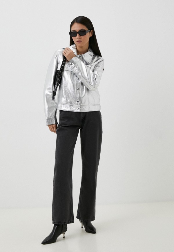 фото Куртка кожаная снежная королева