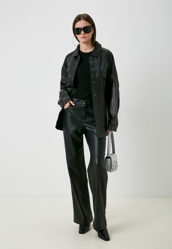 фото Куртка кожаная снежная королева