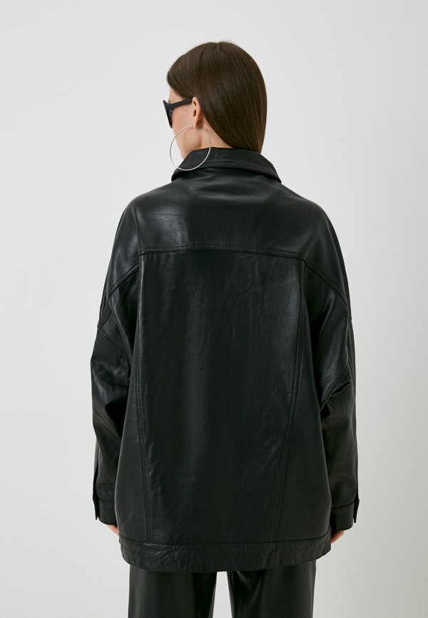 фото Куртка кожаная снежная королева