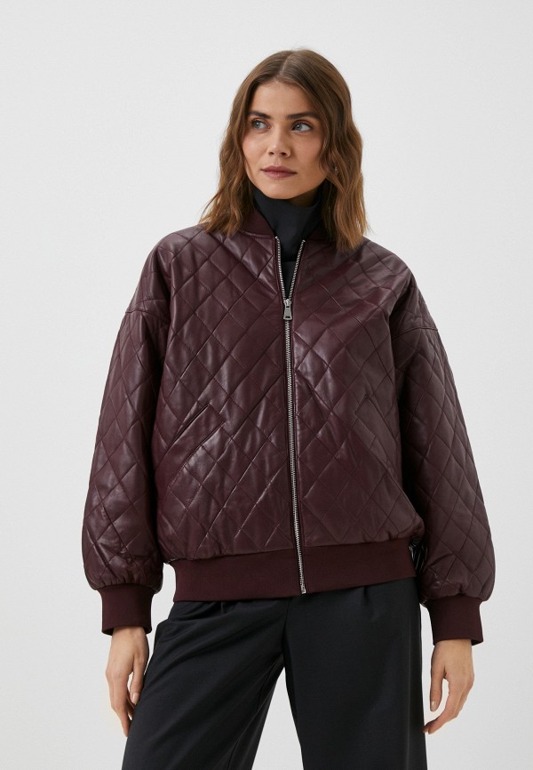 фото Куртка кожаная снежная королева