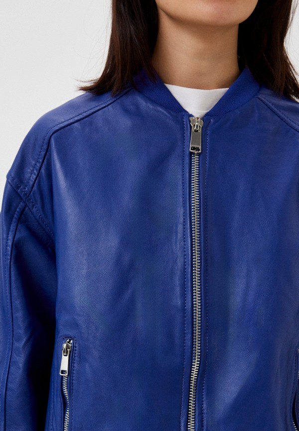 фото Куртка кожаная снежная королева