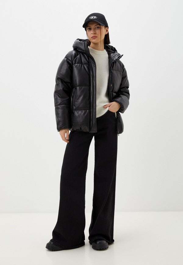 фото Куртка кожаная утепленная zolla