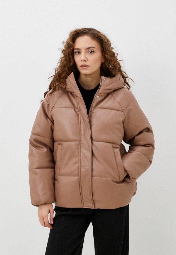 фото Куртка кожаная утепленная zolla