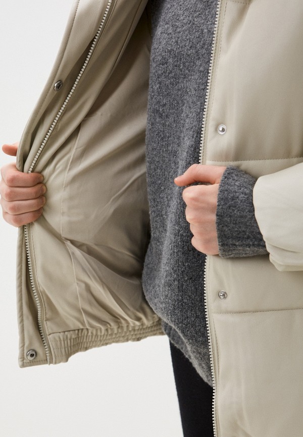 фото Куртка кожаная утепленная zolla