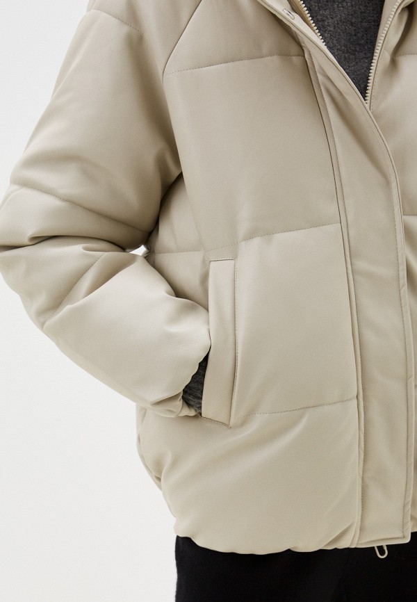 фото Куртка кожаная утепленная zolla