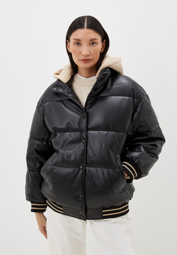 фото Куртка кожаная утепленная zolla