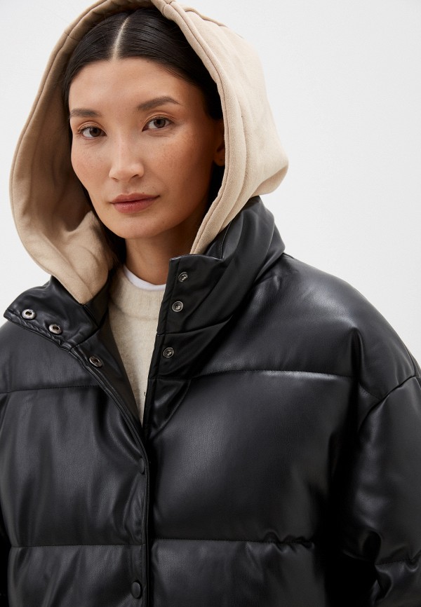 фото Куртка кожаная утепленная zolla