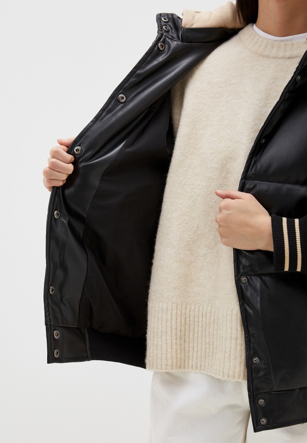 фото Куртка кожаная утепленная zolla