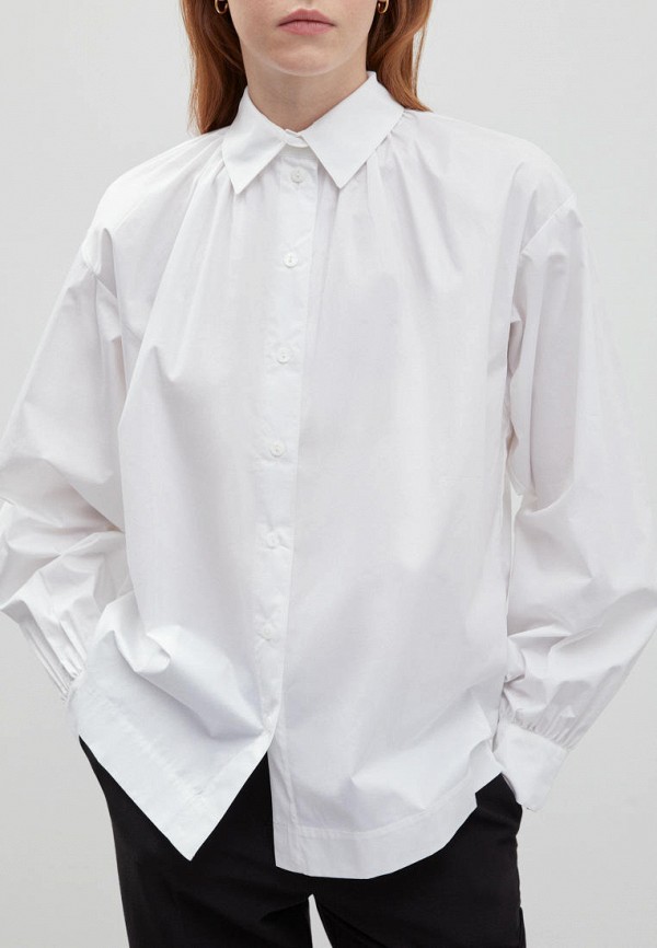 Рубашка Finn Flare цвет белый  Фото 5