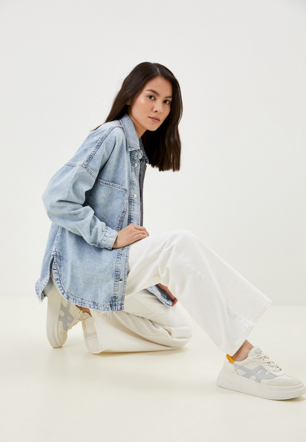 фото Рубашка джинсовая abricot