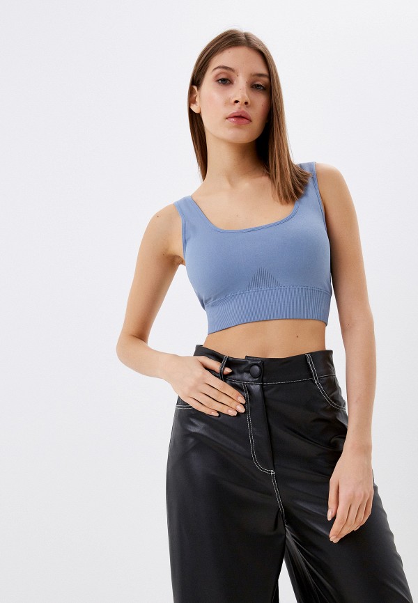 

Топ спортивный Befree, Голубой, SPORT CAPSULE