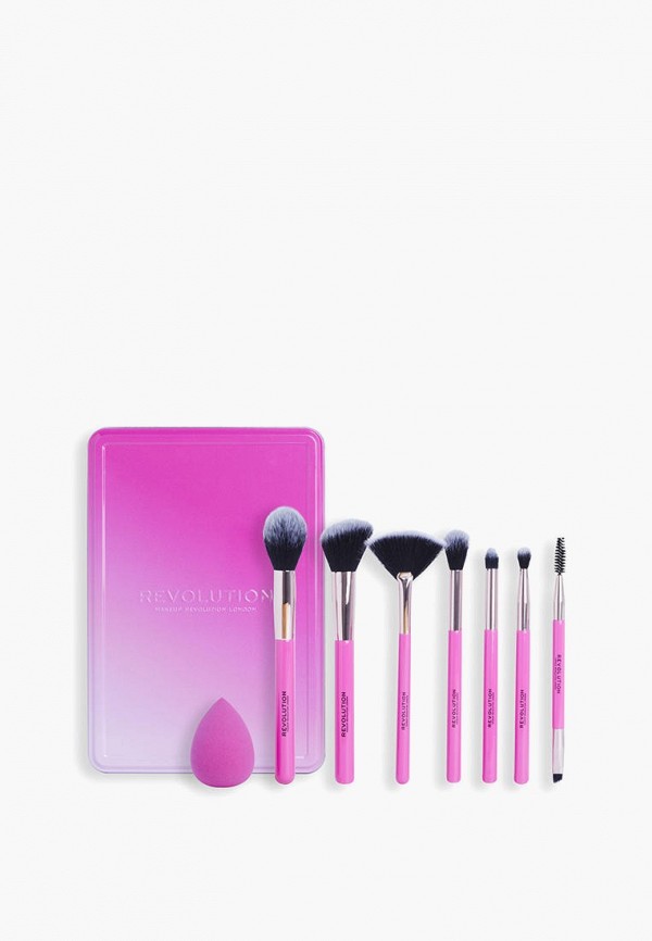 Набор кистей для макияжа Revolution Revolution The Brush Edit Gift Set, универсальный