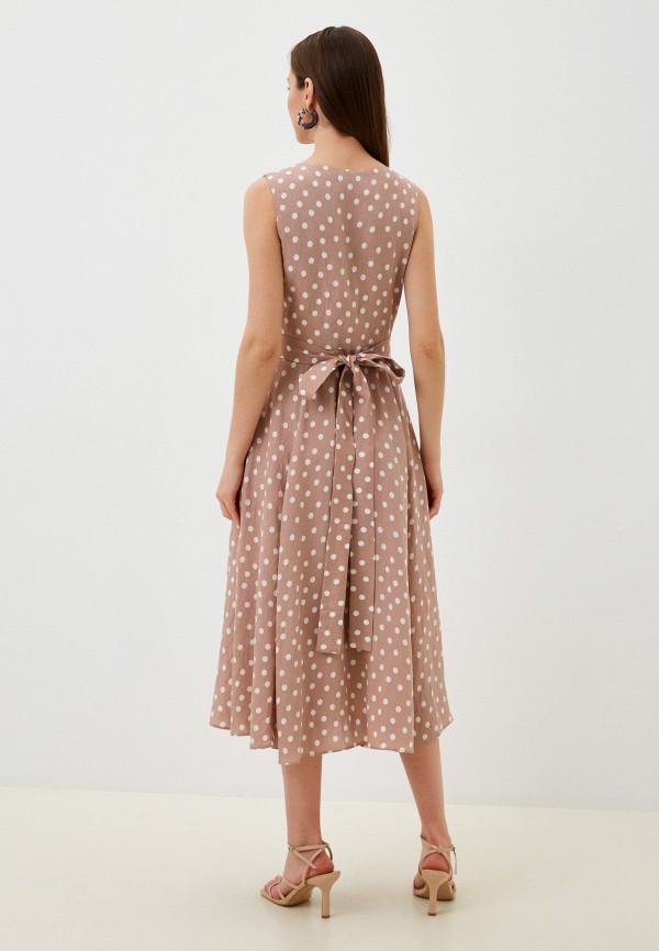 Платье Idekka бежевый, размер 44, фото 3