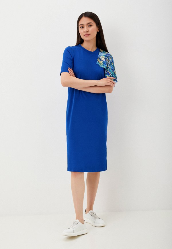 Платье Artograph с картиной Ануш Ирисы на синем