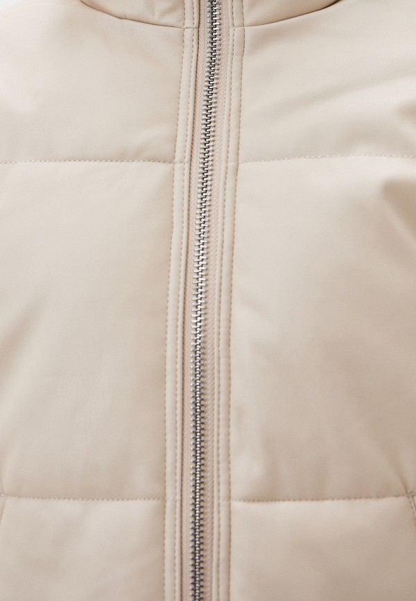 фото Куртка кожаная утепленная koton