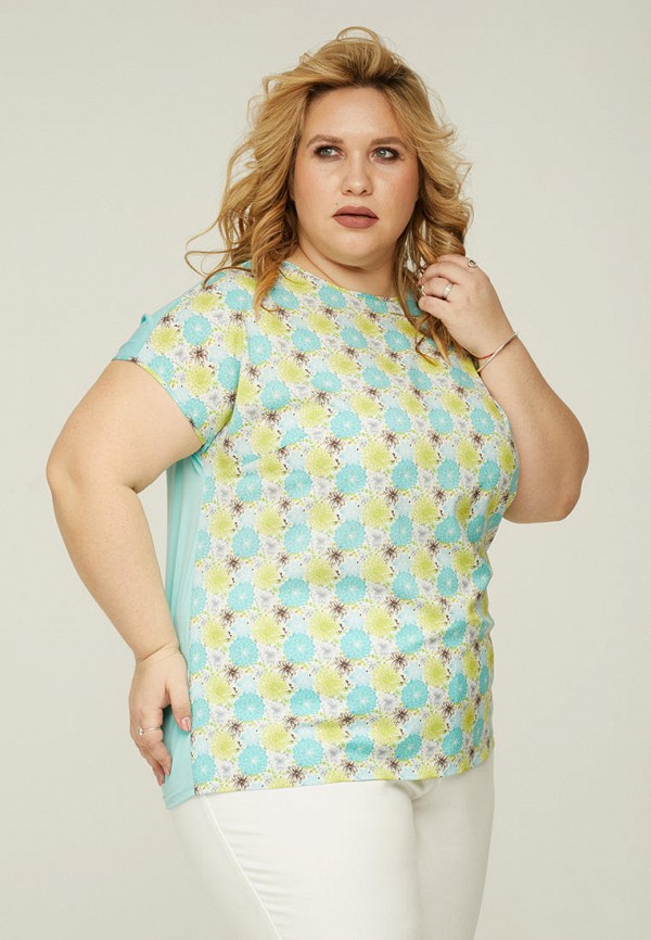 

Футболка Gorda Bella, Бирюзовый, Франческа