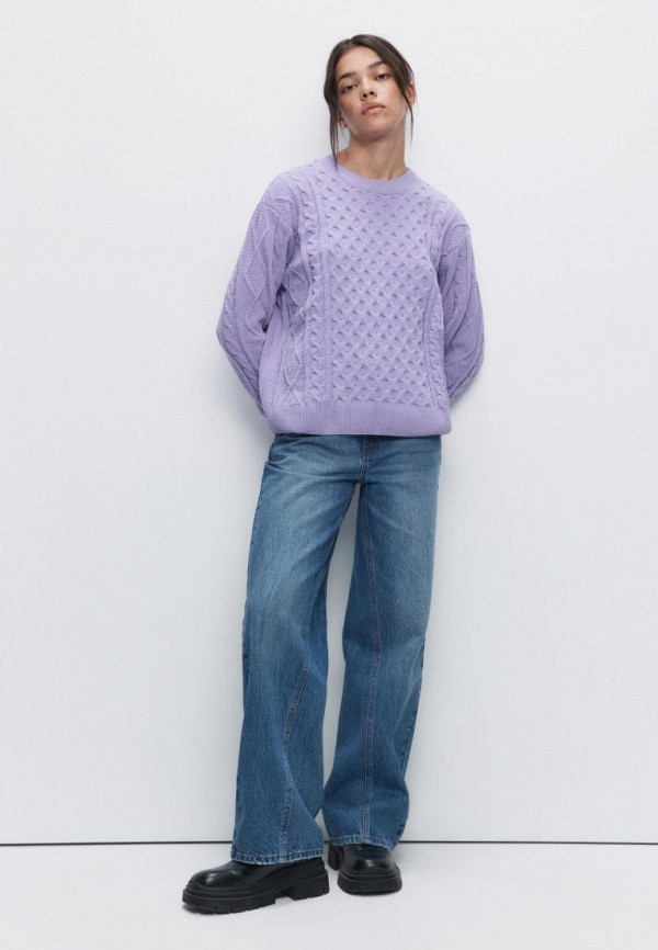 Джемпер Befree фиолетовый, размер 48, фото 2