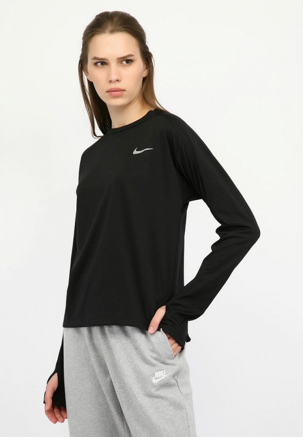 

Лонгслив спортивный Nike, Черный, NK PACER TOP CREW