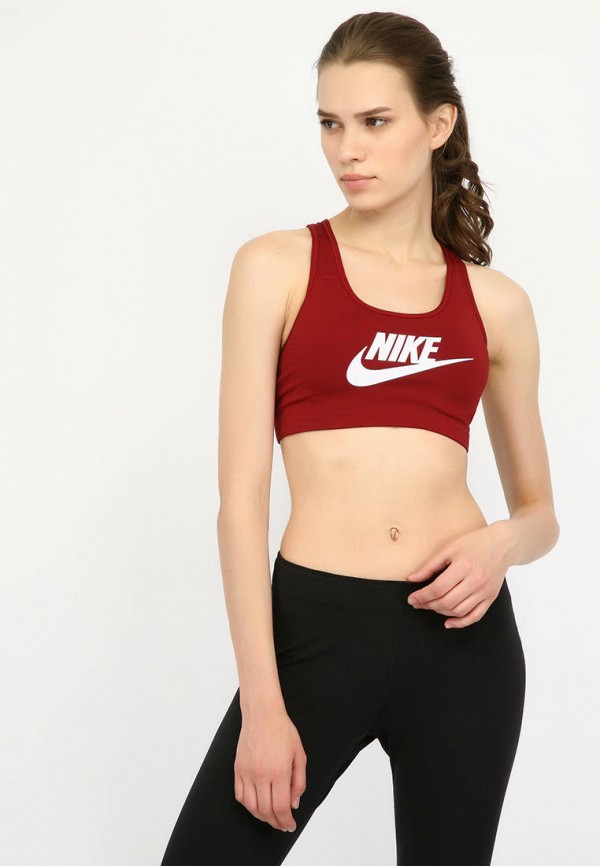 

Топ спортивный Nike, Бордовый, SWOOSH FUTURA BRA