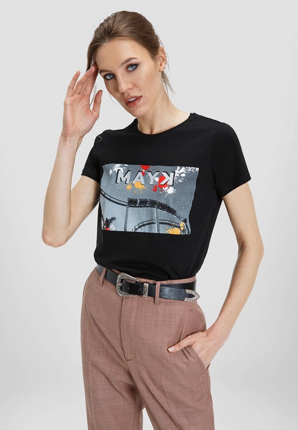 

Футболка MAYK brand for ur life, Черный, train