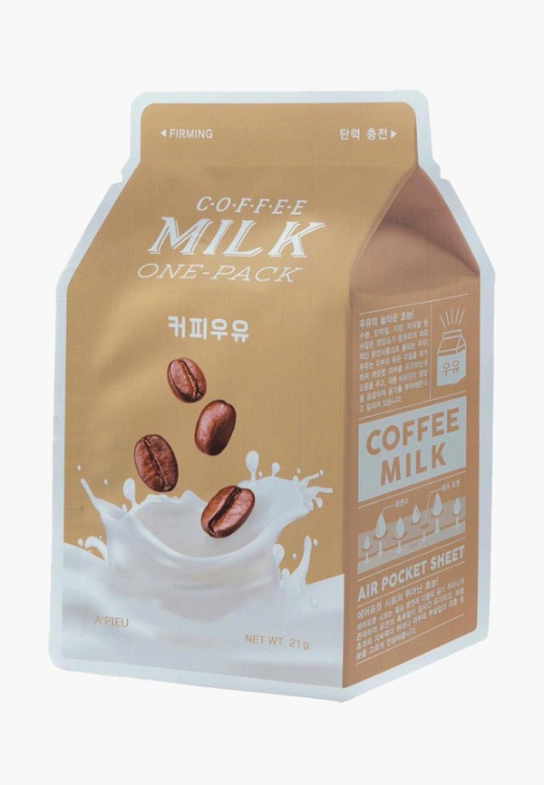 

Маска для лица Apieu, Белый, Coffee Milk One-Pack , 21 г
