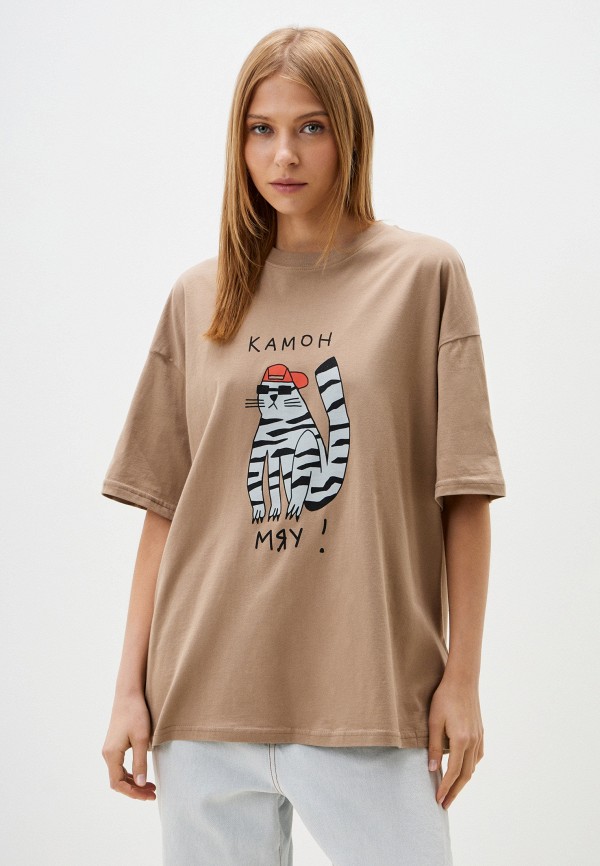 

Футболка Befree, Бежевый, Young Casual