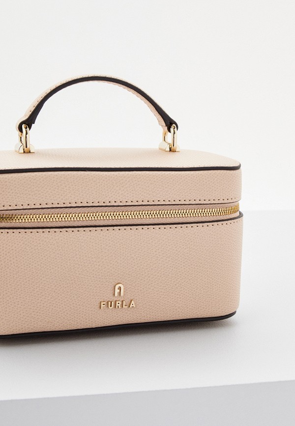 Косметичка Furla бежевый, размер 00, фото 3