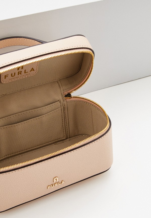 Косметичка Furla бежевый, размер 00, фото 4