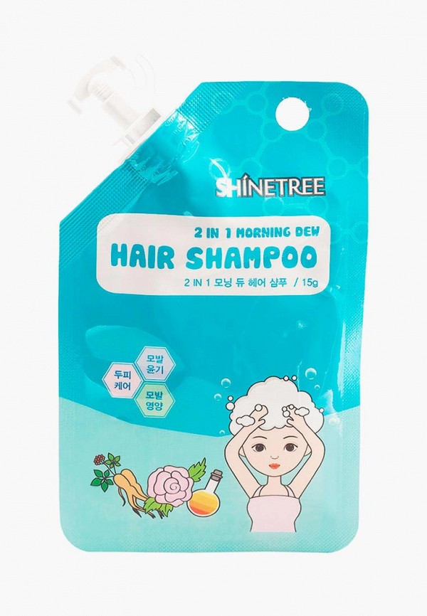 

Шампунь Shinetree, Прозрачный, Morning Dew, 15 г